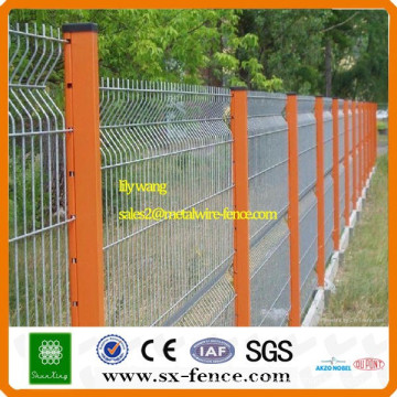 PVC coated steel trellis fence wire mesh fence